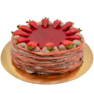 Strawberry-Jelly-Crêpe-Cake